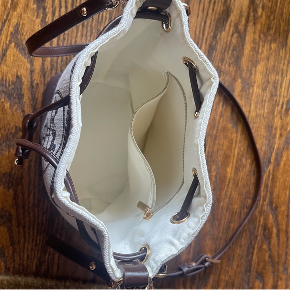 Hermès Beige and Brown up-cycled Bucket Bag - Picture 5 of 12